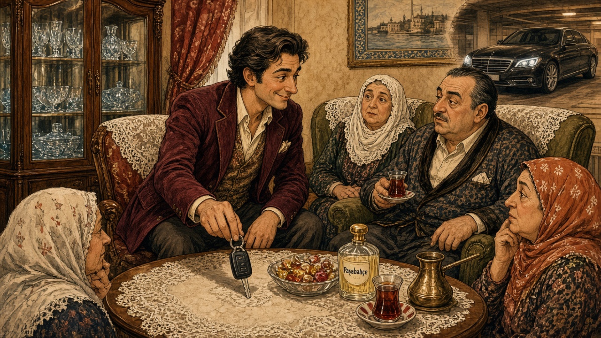 Sülaleye Mahcup Olmamak İçin Üst Segment Araba Kiralayan Yeğenin Otopark Tiyatrosu