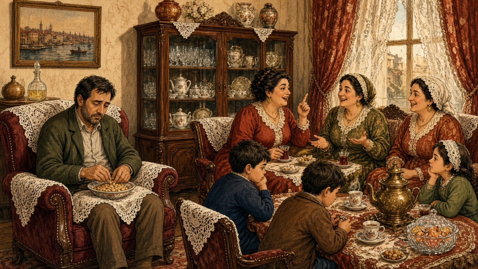Müzmin Bekar Dayının Yalnızlığı: Herkes Çocuklarını Yarıştırırken Koltukta Sessizce Çerez Ayıklamak