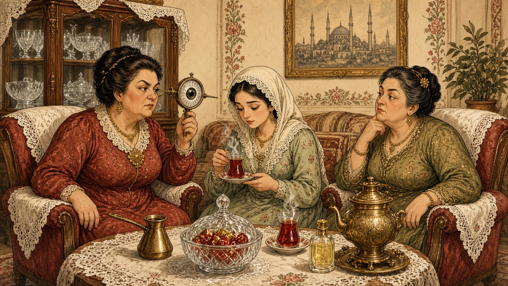 Görümce Radarı: Yeni Gelinin Çorabından Çay Döküş Açısına Kadar Açık Duran Denetim Gözü