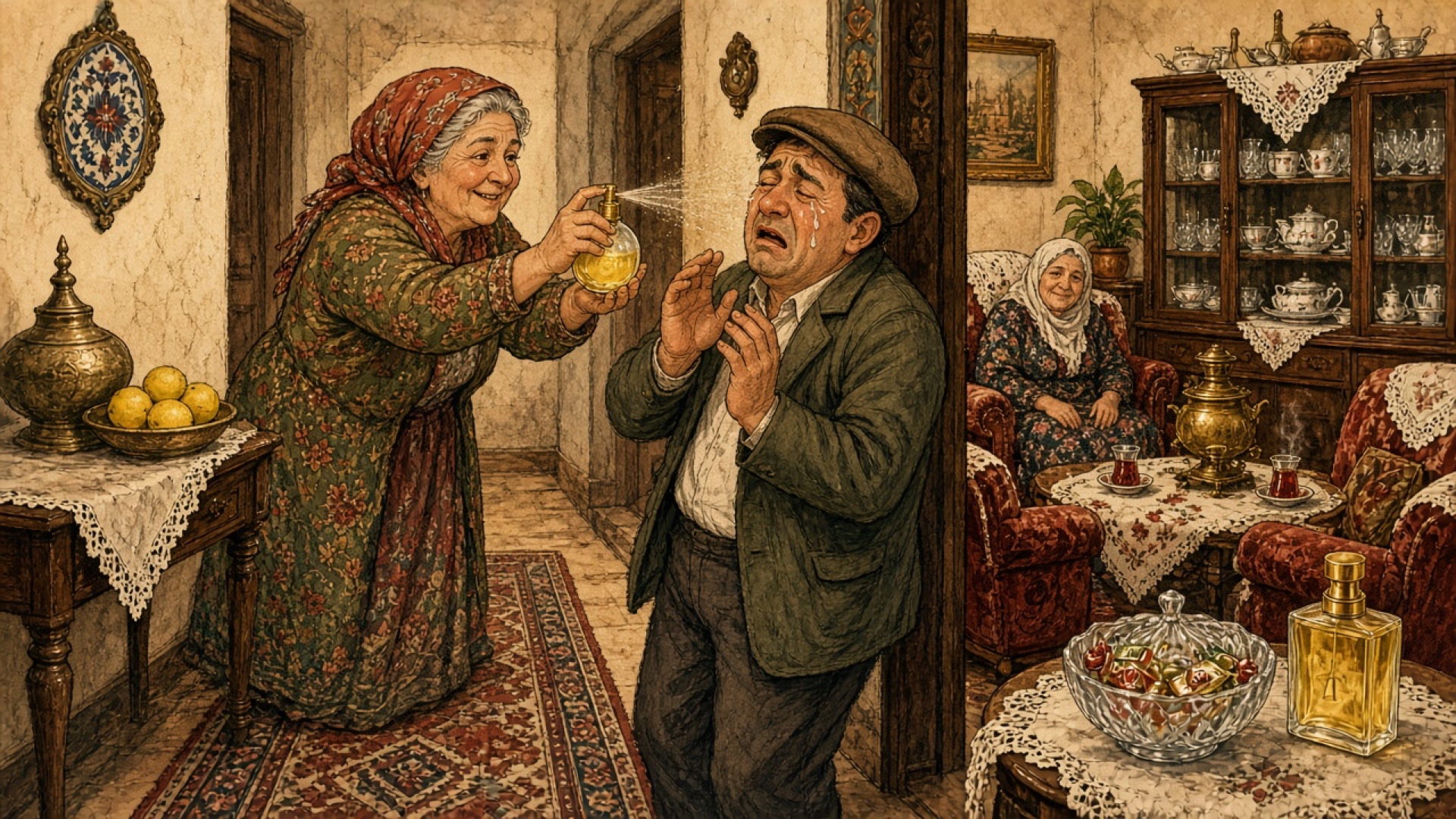 Kapı Açıldığı An Gözlere Püskürtülen 80 Derece Limon Kolonyası Saldırısı