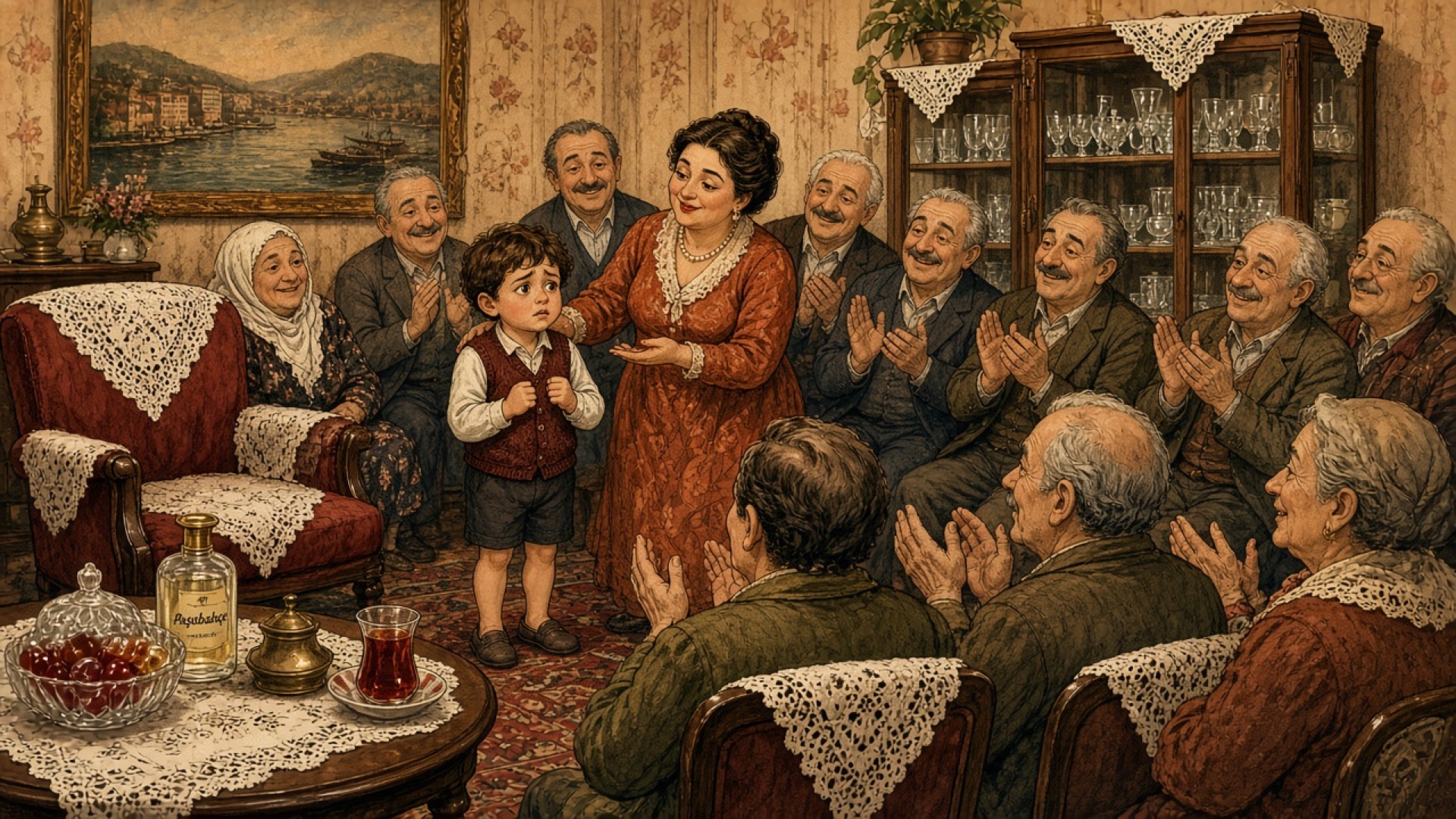 Tüm Salona Zorla Şiir Okutulan ve Taklit Yaptırılan 5 Yaşındaki Çocuğun Dramı
