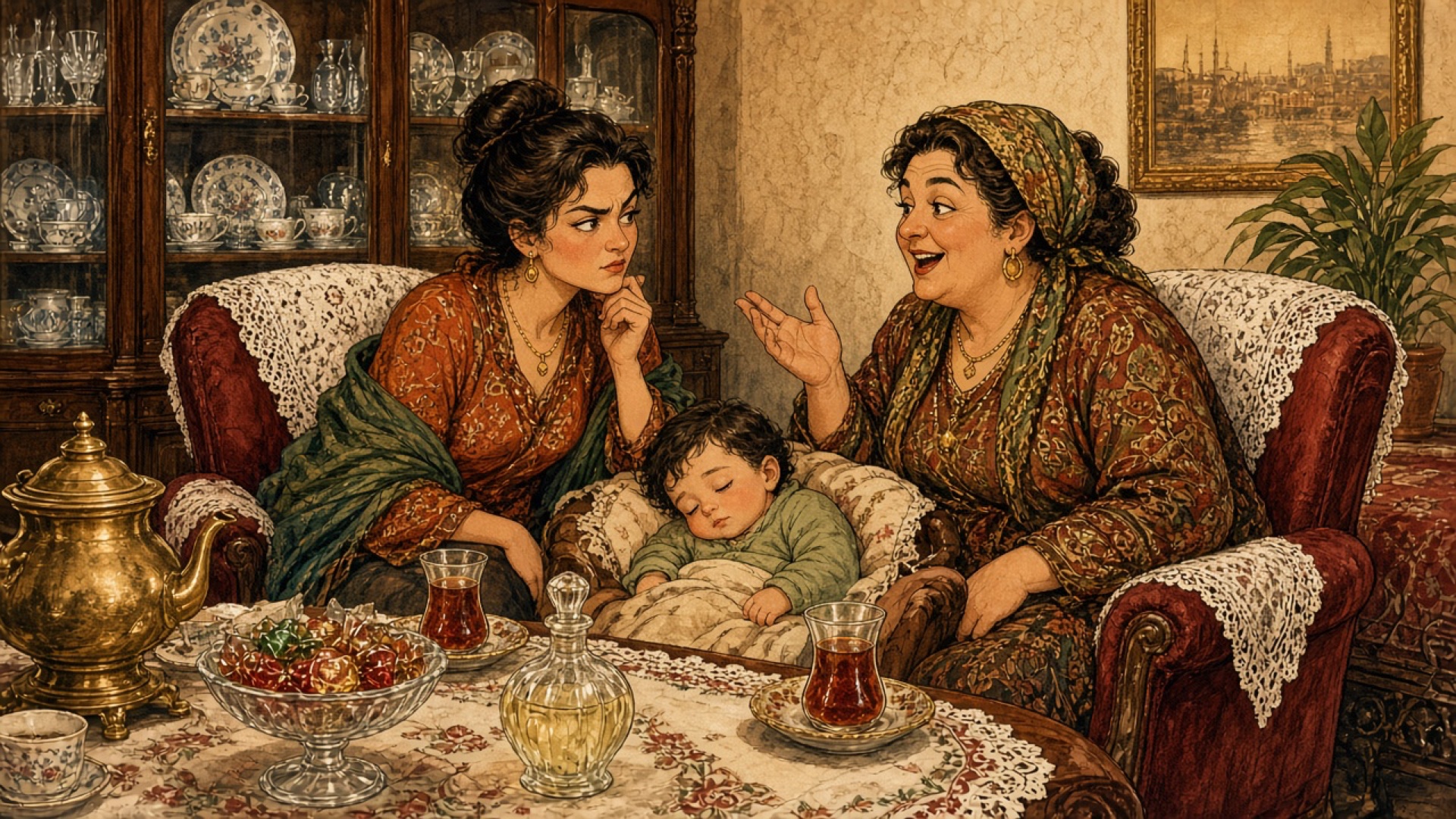 Torunlar Ligi: Kimin Bebeği Daha Erken Diş Çıkardı, Kimin Çocuğu İngilizce Saydı?