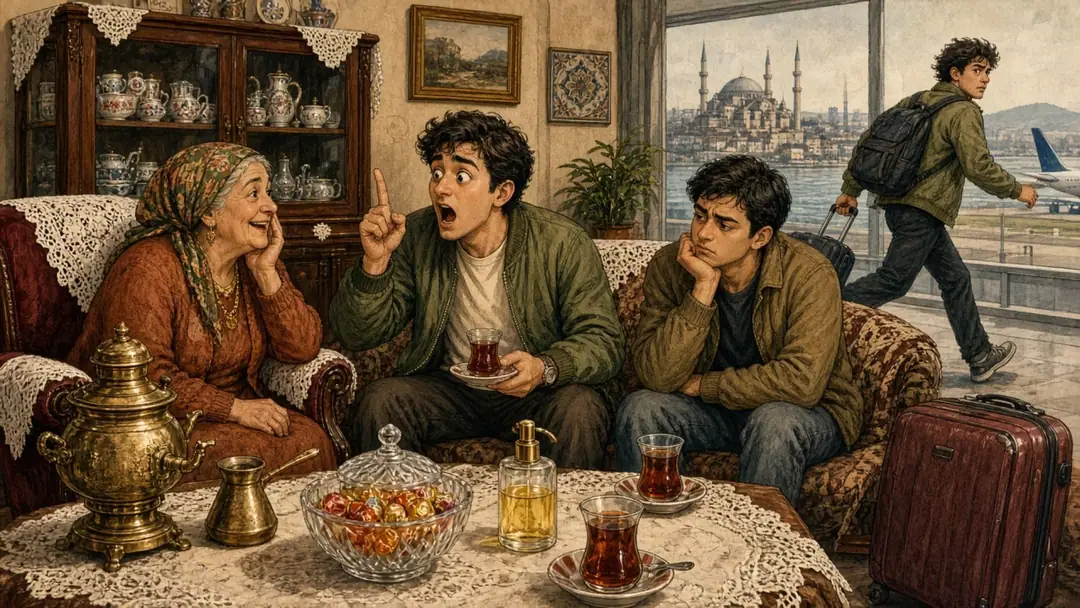 Tatil İçin Gelen Diaspora Yeğeninin 'Buranın Kıymetini Bilin' Nutukları ve Dönüş Bileti