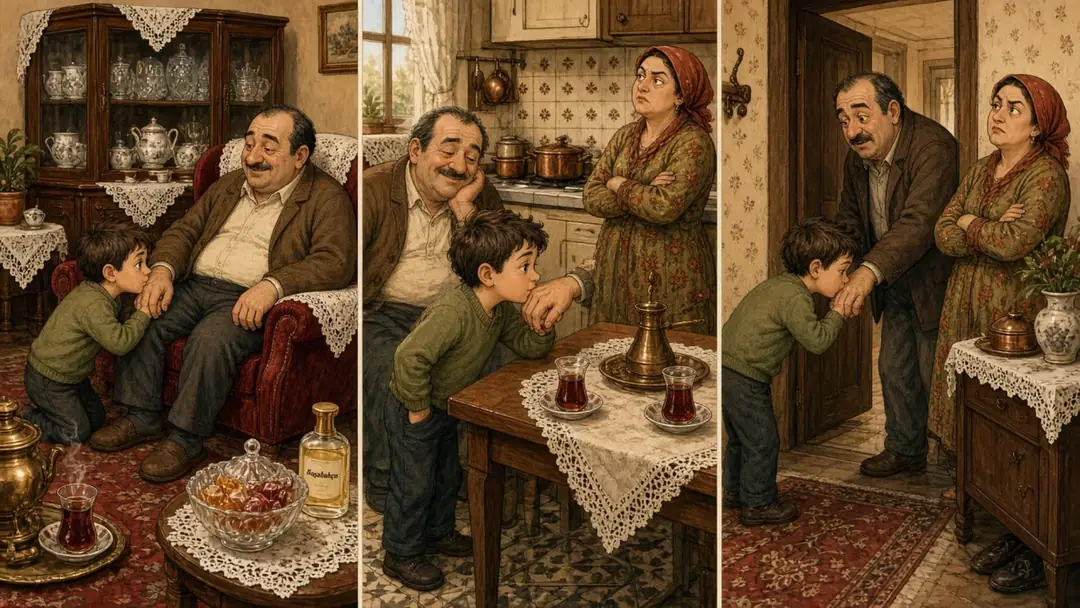 Farklı Odalarda Karşılaştıkça Sanki İlk Kez Görüyormuş Gibi Tekrar El Öpen Finansal Dahi Çocuk