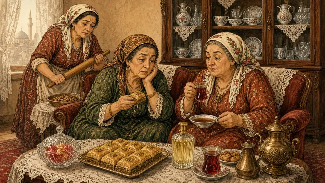 40 Kat Ev Baklavası Denetimi: 'Cevizi Biraz Az mı Olmuş Ne?' Diyen Hasetçi Misafir