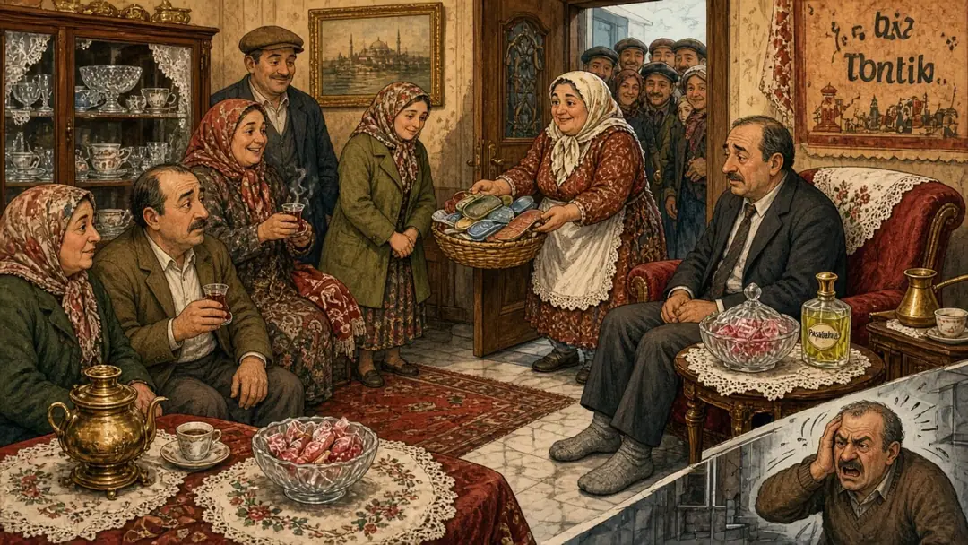25 Kişilik Misafir Grubuna 4 Çift Terlik Bulma Çıkmazı ve Soğuk Mermer Travması